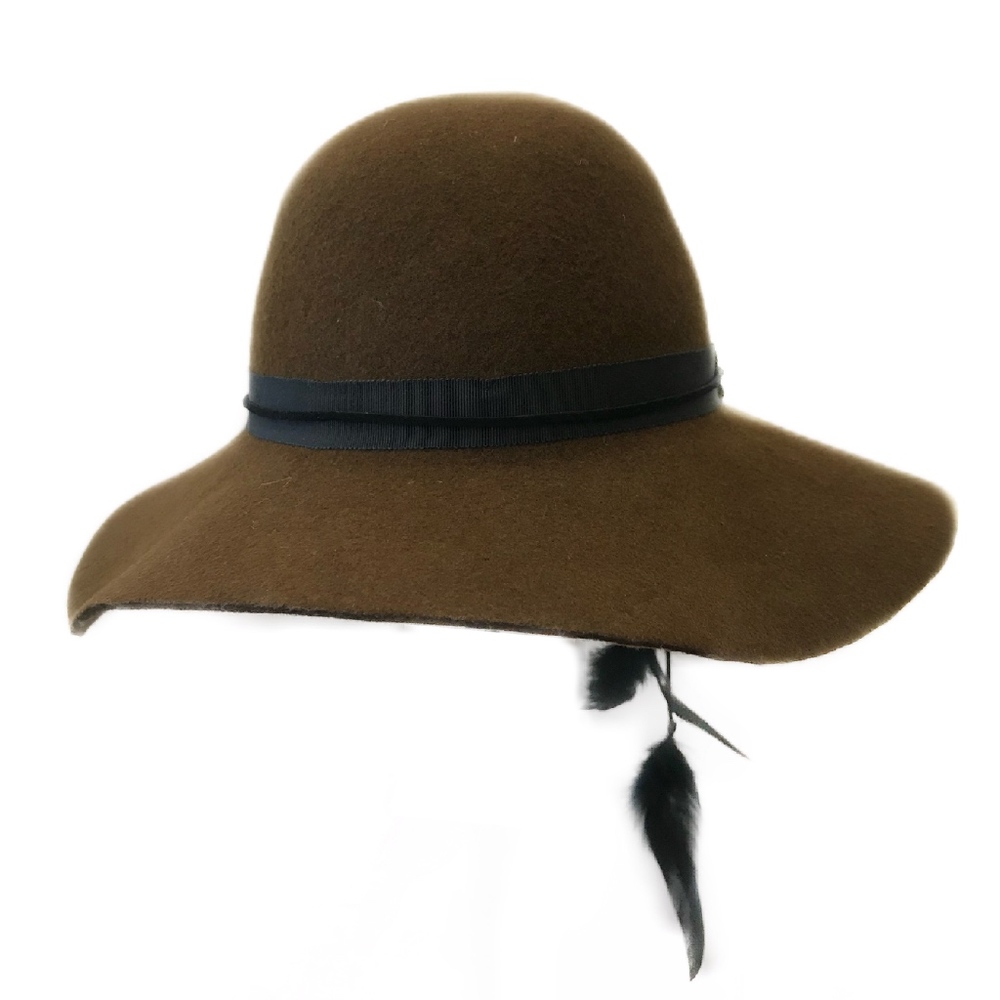 Brown wool hat